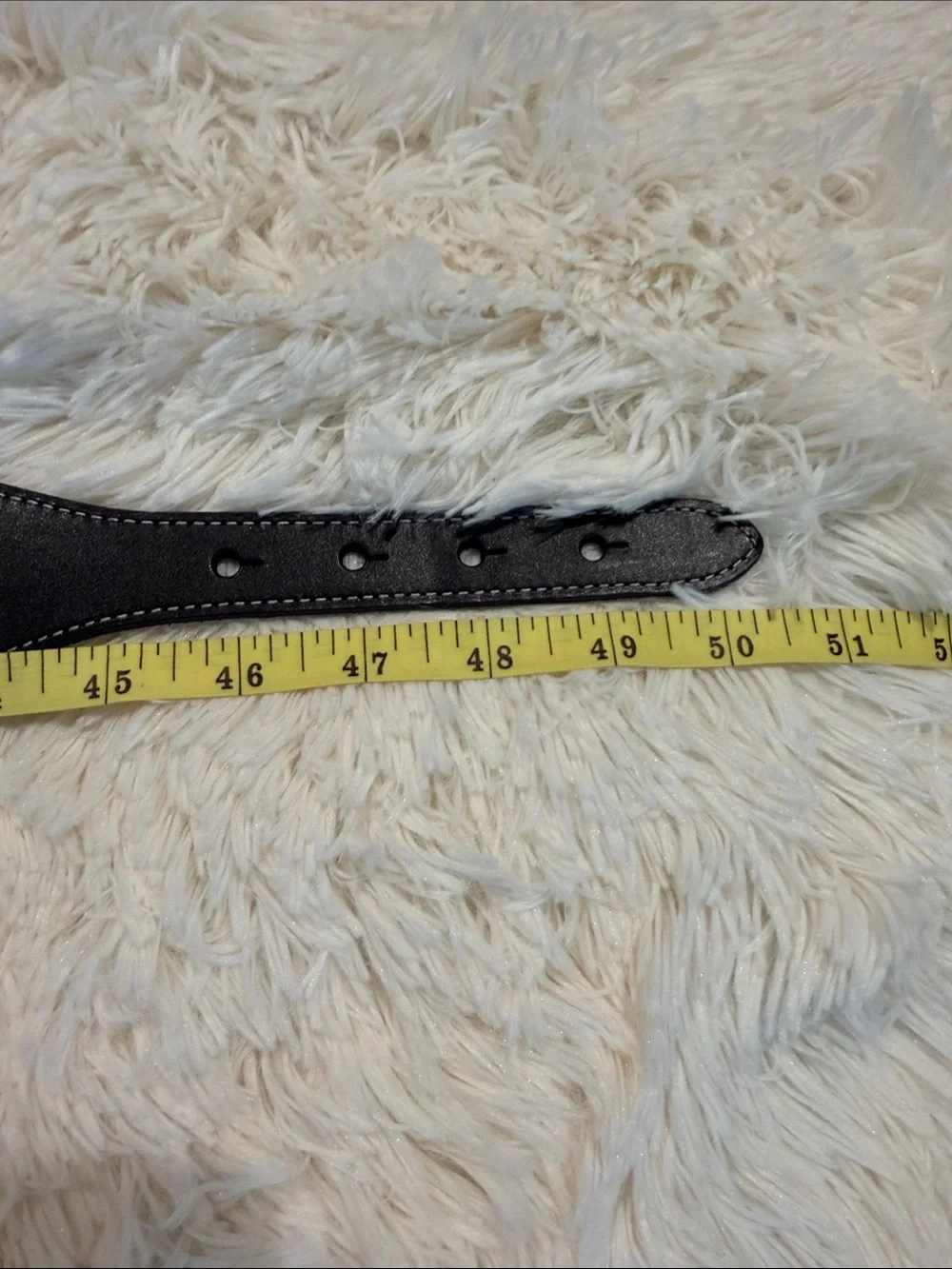 Anthropologie Wide Corset Leather Wrap Waist Belt Black SIZE 3X NEW